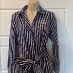 Vineyard Vines  Kentucky Derby concierge shirtdress in Horseshoe Stripe SZ 4 NWT Photo 1