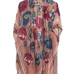 Woven Heart  Made in India Kimono Cover Up Bohemian Wrap, New with Tags Photo 0