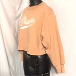 Wild Fable Los Angeles Blush Peach Cropped Sweatshirt Size Medium Photo 1