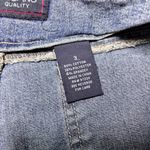 Younique Original Y2K Capri Jeans‎ Cotton Blend Floral Embroidered Size 3 Blue Photo 4