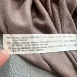 ZARA  Woman Knit Top Blouse Taupe Small Long Sleeve V Neck Basic Casual Cute NWT Photo 4