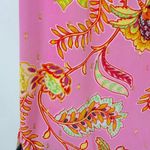 Aerie NWT  Floral Cropped Swing Tank Top Metallic Pink Size Medium M NEW Photo 4