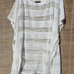 Club Z Collection Lace With Sequins Cover Up L White Size L Photo 0