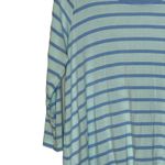 Matilda Jane Matilda Jane T-Shirt Size Small Blue Striped Stretch Blend Womens 3/4 Sleeve Photo 4