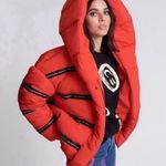 One Teaspoon Revolve  Red Addicted Puffer Oversized
Coat/Jacket (Size XS) Photo 0