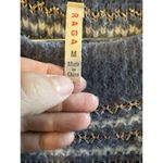 Raga  Beach Club Pullover Sweater Sz M Blue Gold Metallic Anthropologie Photo 1