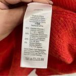 Madewell  | Red Wool Blend Asherton Waffle Knit Henley v-neck sweater Size S Photo 4