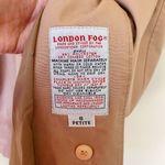 London Fog Vintage  Pink Cotton Blend Belted Trench Coat Pea Coat Size 8P Photo 5