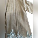 cupio  Tan and ivory Cardigan | Size Large Photo 6