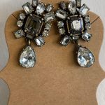 WA Studios Silver Crystal Drop Art Deco Earrings Photo 0