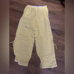 Aerie  off duty seersucker side tie trousers Photo 3