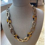Barbed Wire Necklace and earrings Chain Gold set Yellow Photo 0