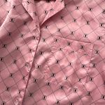 Playboy Baby Pink Button Down Top Photo 3