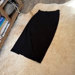 St. John  Black straight stretch Pencil Skirt wool size 12 Photo 2