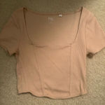 PacSun  Tan Crop Top Photo 0