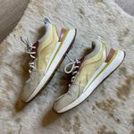 ZARA Pink Yellow Fashion Sneakers Photo 1