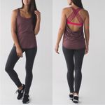 Lululemon  Wild Tank top sz 2 purple pink built in bra Photo 2
