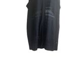 Croft & Barrow  Women Top XL Black Front Zip Beachy‎ Eyelet Cover Up Lightweight Photo 5