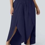 Halara NWT Breezeful Palazzo Flowy Wide Leg Casual Pants in Patriot Blue Photo 0