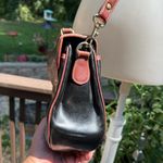 Vintage st. Borse Purse Pocketbook Black Brown Leather? Western Photo 3