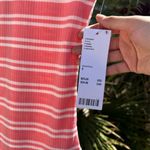 BDG Urban Outfitters  Striped Pink Ribbed Top S Photo 3
