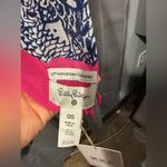 Lilly Pulitzer NWT  For Target Upstream Scarf Blue Womens Pink Fringe Photo 2