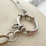 Stainless Steel Paper Clip Necklace Charm Pendant Holder Silver Plated
Unisex Photo 2