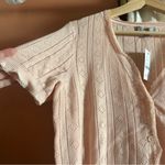 J.Crew J. Crew Pointelle Short-sleeve V-neck Cardigan in Premium Ultra-fine Cotton NWT Photo 2