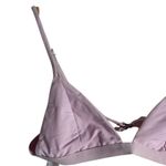 Mara Hoffman Astrid Pastel Pink UPF 50 Triangle Bikini Swimsuit Top Size Large Photo 2