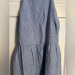 NEW! Lands’ End denim maxi dress size 1X Blue Photo 4