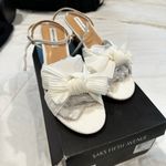 Saks 5th Avenue Saks Fifth Avenue Sammy Pleated Bow Kitten Heels Photo 1