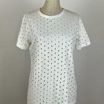 The Kooples  White Eyelet Short Sleeve Top Photo 0