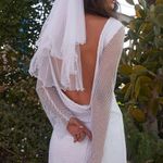 12th Tribe Anna White Rhinestone Mesh Mini Dress Photo 1