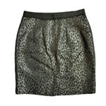 Ann Taylor  Knee-High Jaguar Print Fitted Skirt Photo 4