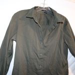 Theory  Larissa 2 green long-sleeved buttoned top Photo 8