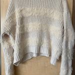 Dreamers Fuzzy Stripe Sweater  Photo 1