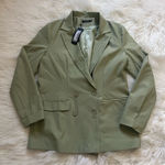 Nasty Gal  Sage Green Double Breasted Blazer  Photo 0