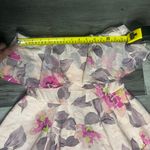Lulus Perfect Paradise Strapless Jacquard Mini Dress Pink Floral Women's Size S Photo 6