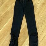 Revice Denim Revice - Skinny Jeans with Gathered Side Detail in Black Photo 0