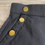 Liz Claiborne  Black Shorts with Gold Button Accents. NWOT Photo 4