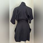 Live Better Ever Black Asymmetrical Dress.. V Neck, Can Be Worn As A Hood Sz L Size L Photo 9