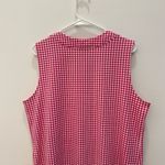 Sailor Sailor Pink & White Gingham Sleeveless V Photo 5