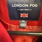 London Fog  Women's Vibrant Red Pea Coat Photo 8