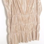 Nasty Gal Cream Tie Strap Ruched Tank Photo 4
