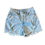 Old Navy high rise curvy og straight button fly distressed shorts 4 Photo 1
