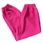 Princess Polly  Women's Pink Waffle Knit
Bottoms Set Photo 3