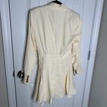 Danielle Bernstein Danielle Bernstein ivory off white blazer tennis pleated dress small blogger Photo 10