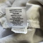 J. Jill Wide Leg Pants Women's Size 12 Stretch Khaki Linen Rayon Blend FLAW Tan Photo 8