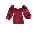Oh Polly  Red Haute Nights Balloon Sleeve Corset Bodycon Mini Dress US‎ 4 Womens Photo 6