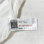 ASOS New Design Sleeveless V-Neck Tie Back Beach Romper Cover-Up White Size 4 Photo 15